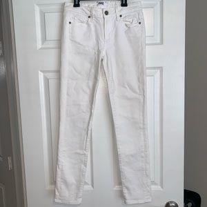 PAIGE white skyline ankle peg skinny jeans